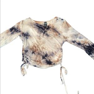 Long flowy shirt southern hippie multicolored